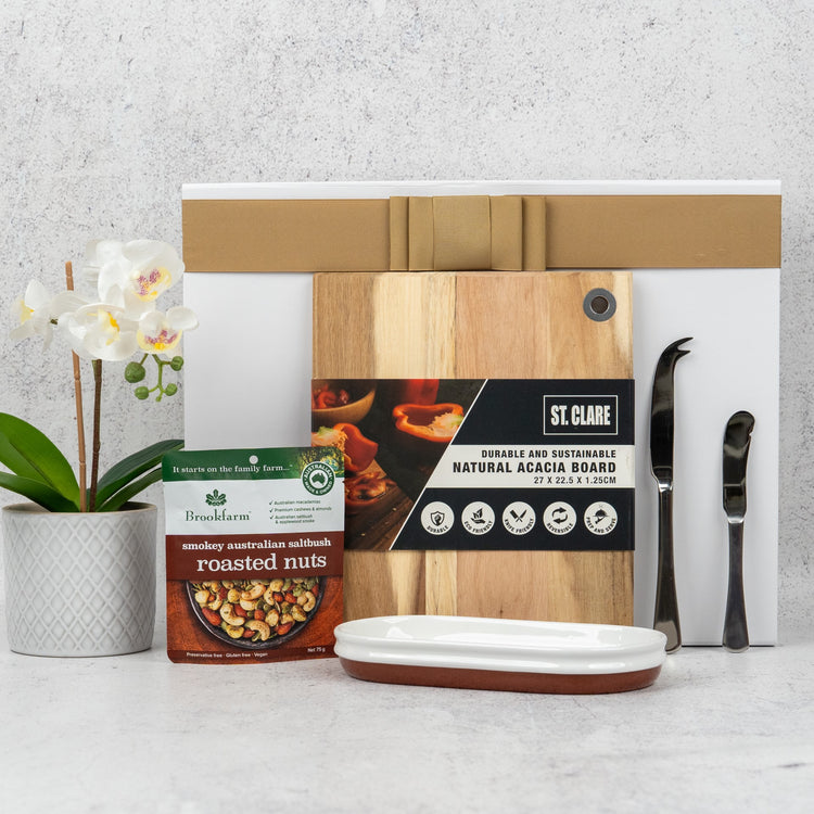 Elevate your gourmet experiences with stylish serveware and deliciously seasoned Australian nuts. Perfect for food lovers!