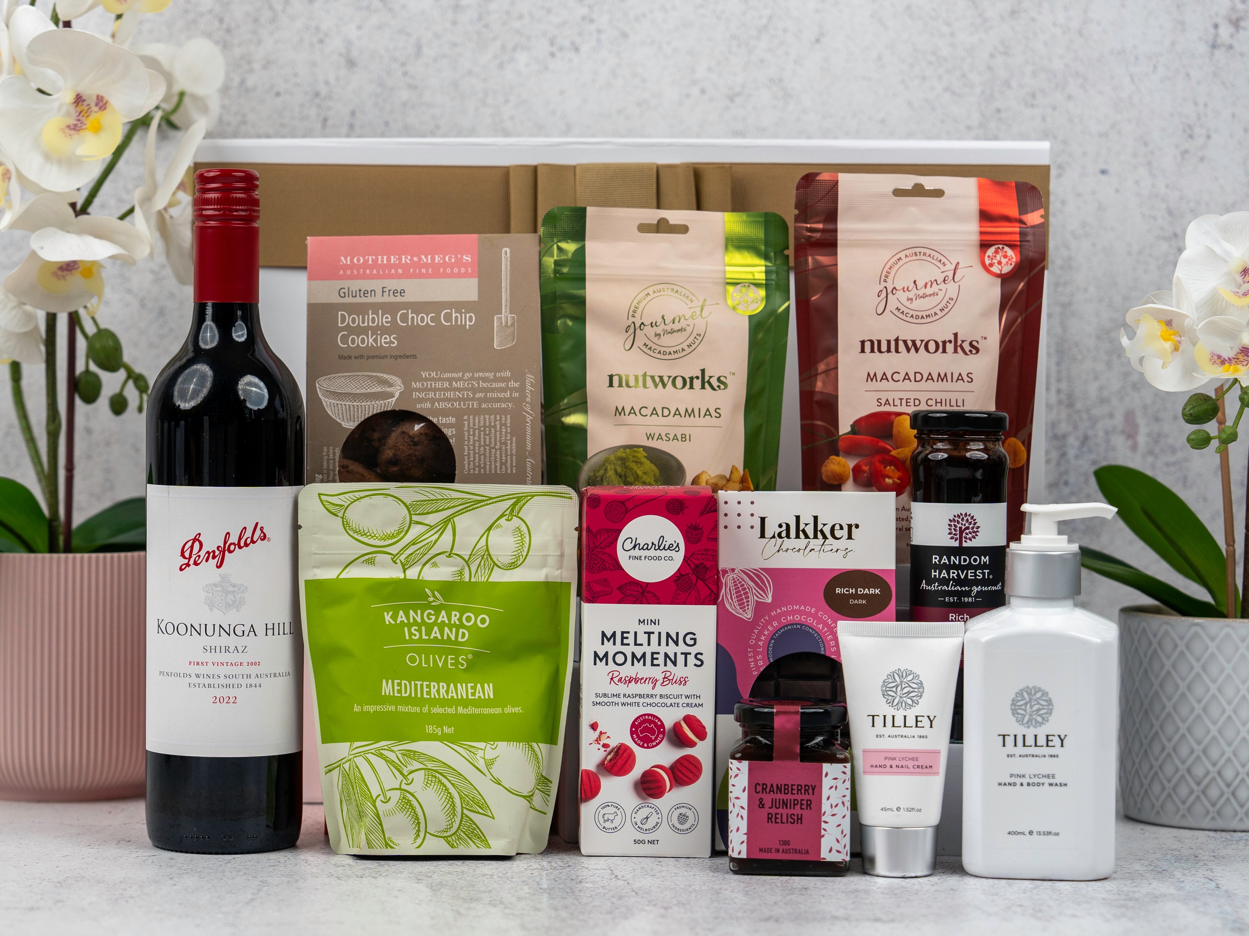 Red Wine and Sweet Treats Hamper