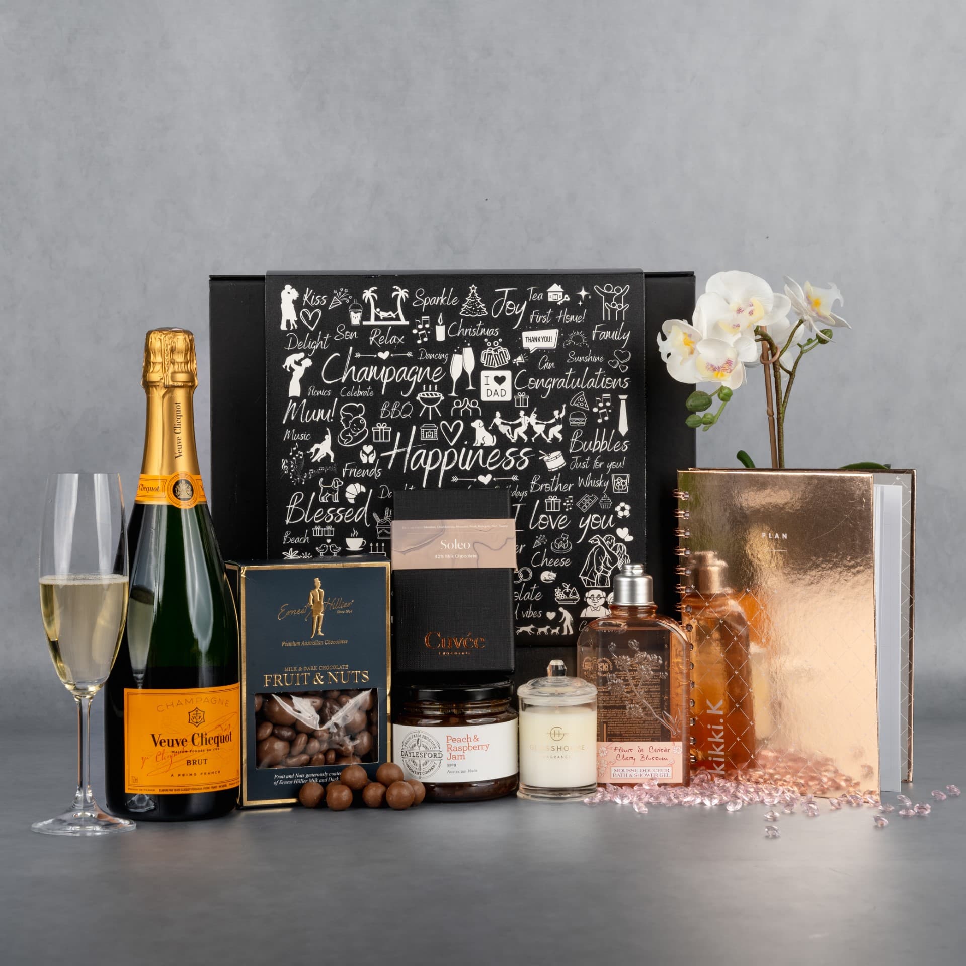 The Impeccable Veuve Hamper - The Hamper Boutique Co