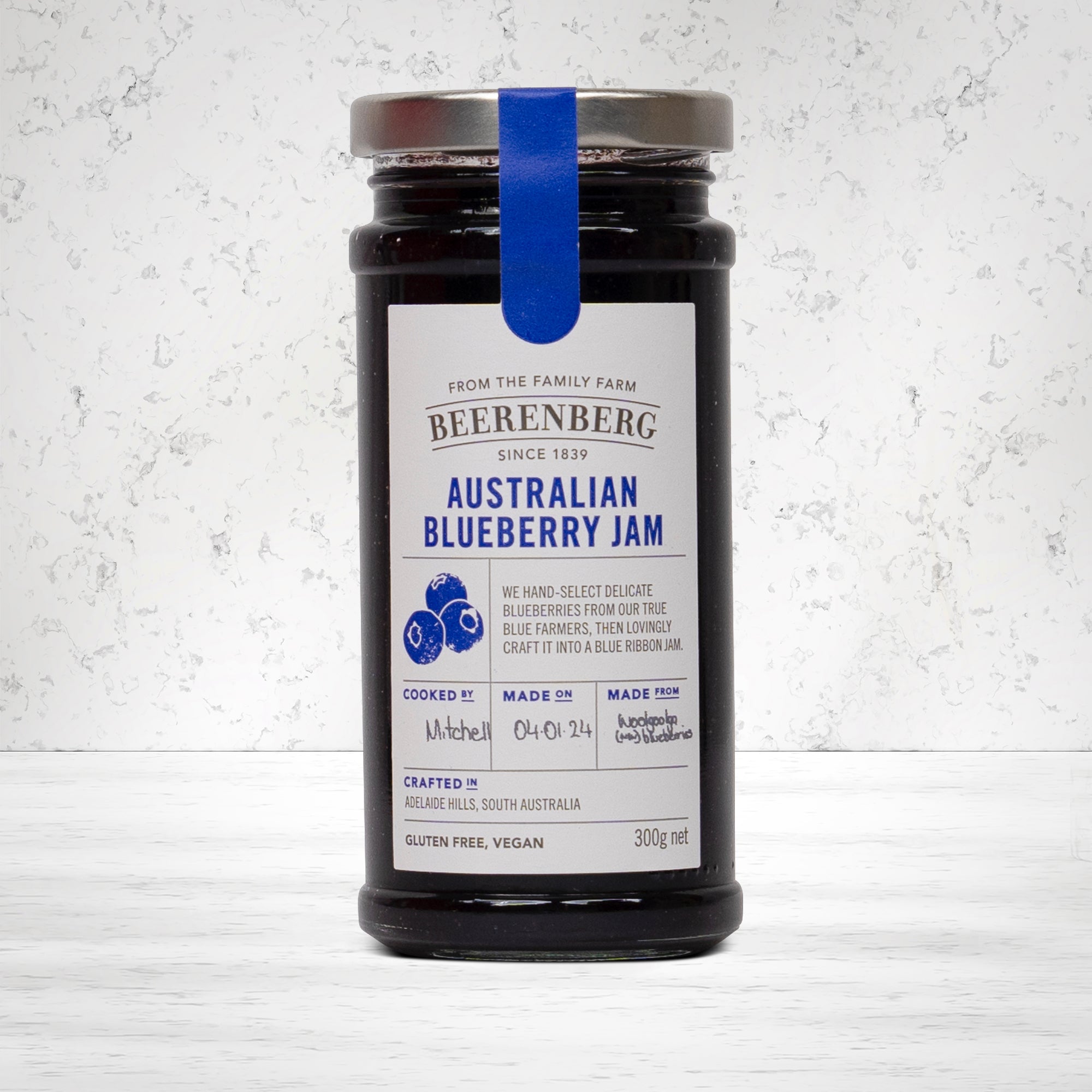 Beerenberg Blueberry Jam 300 grams