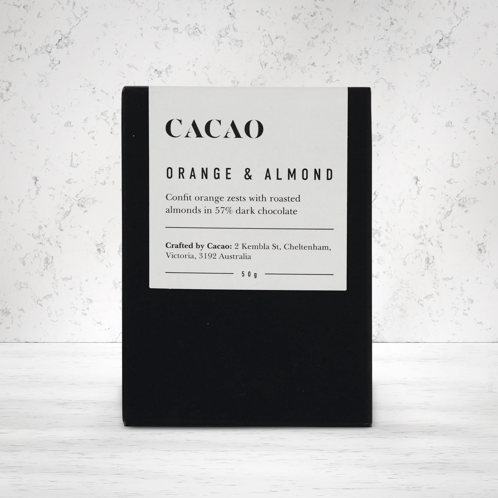 Cacao Orange and Almond 50 grams