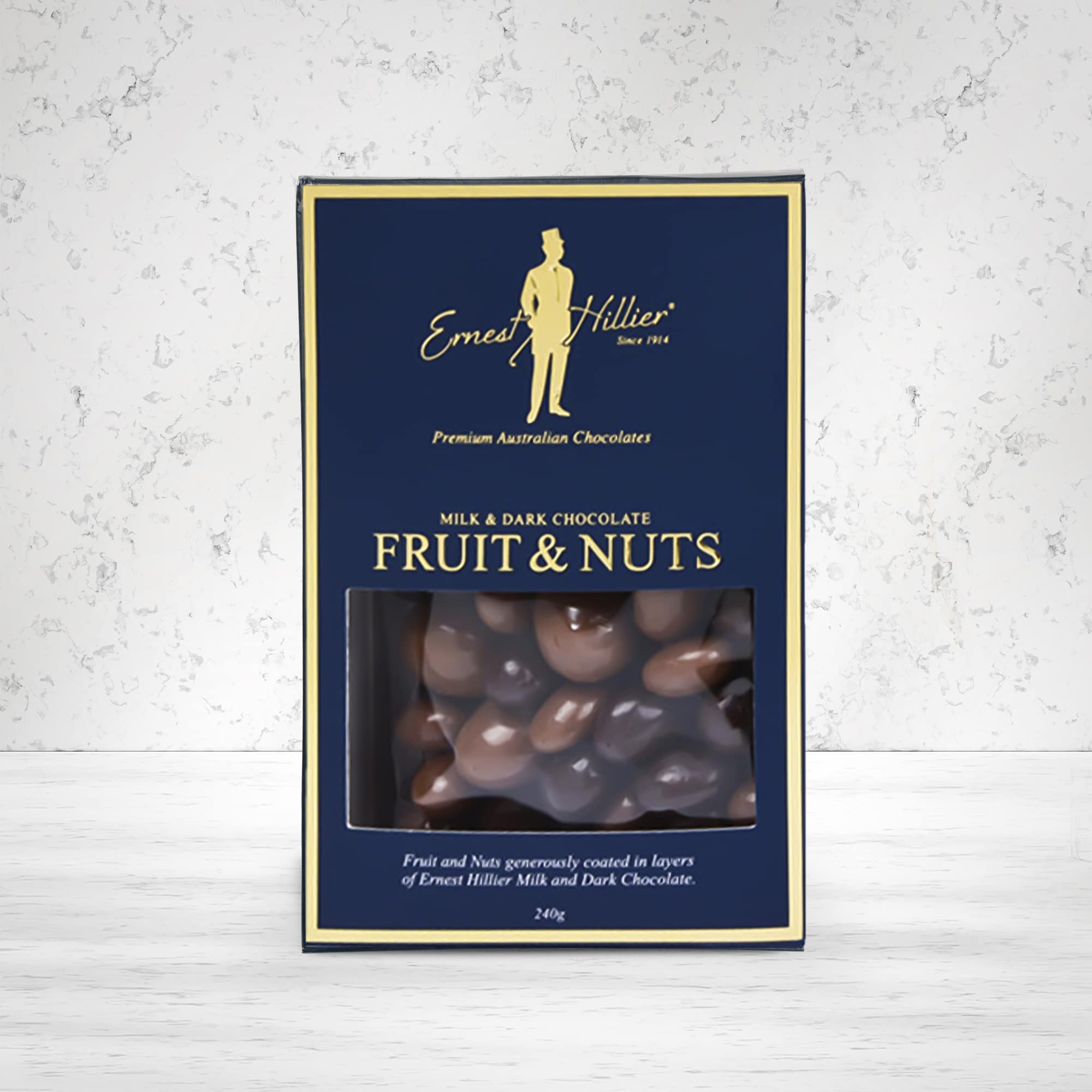 Ernest Hillier Milk and Dark Chocolate Fruit and Nuts 240 grams