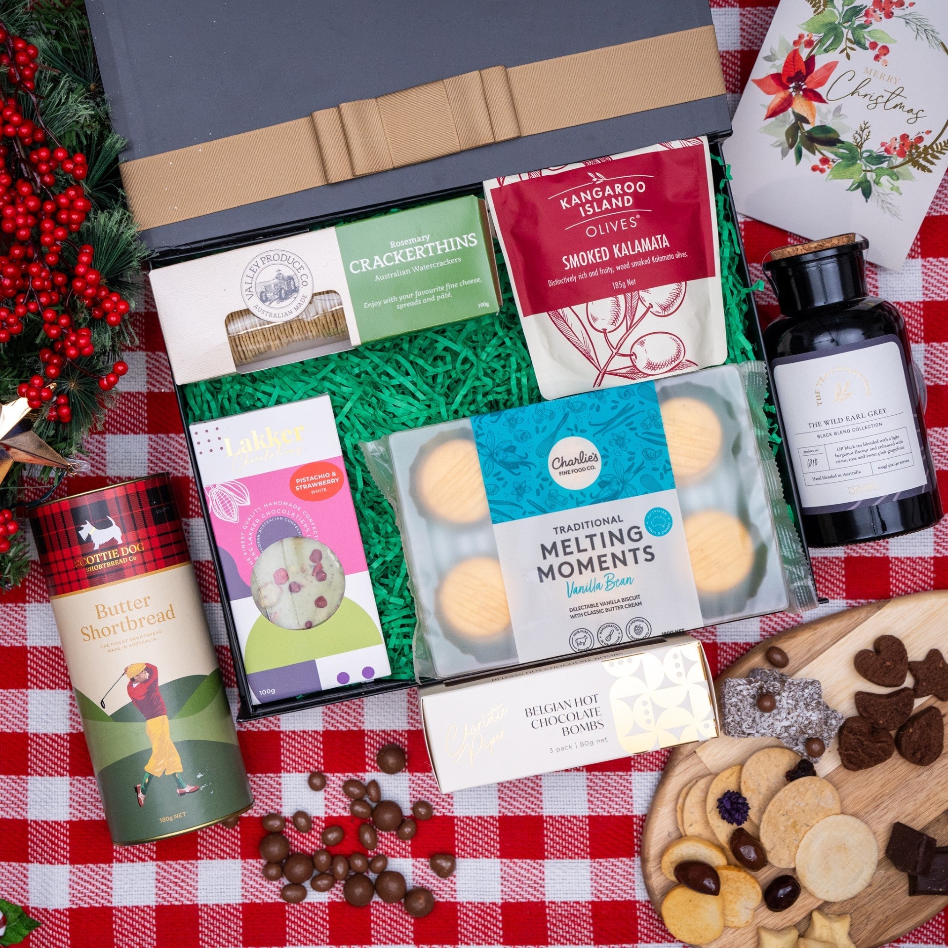 Festive Indulgence Basket - The Hamper Boutique Co