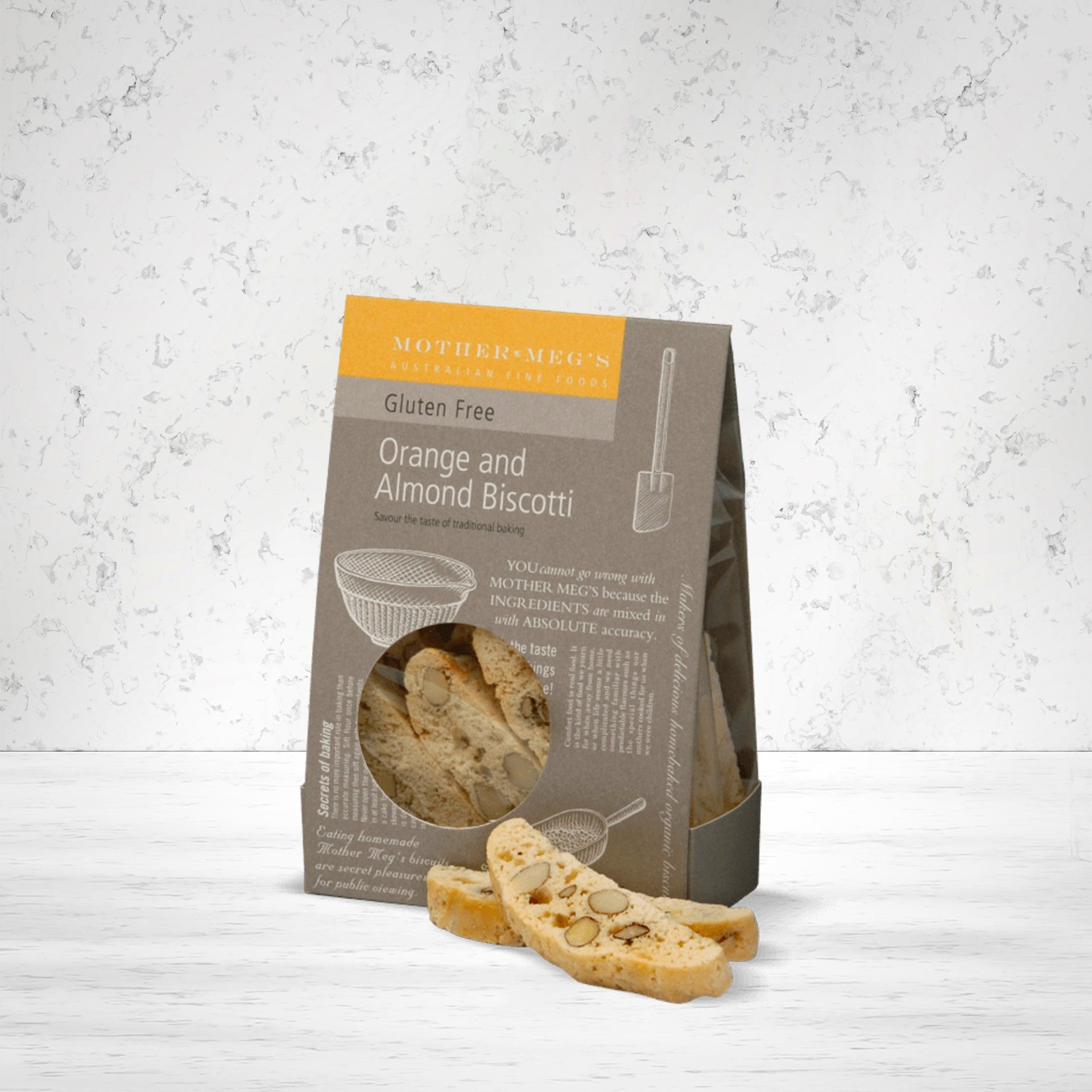 Mother Megs Orange and Almond Biscotti 120 grams