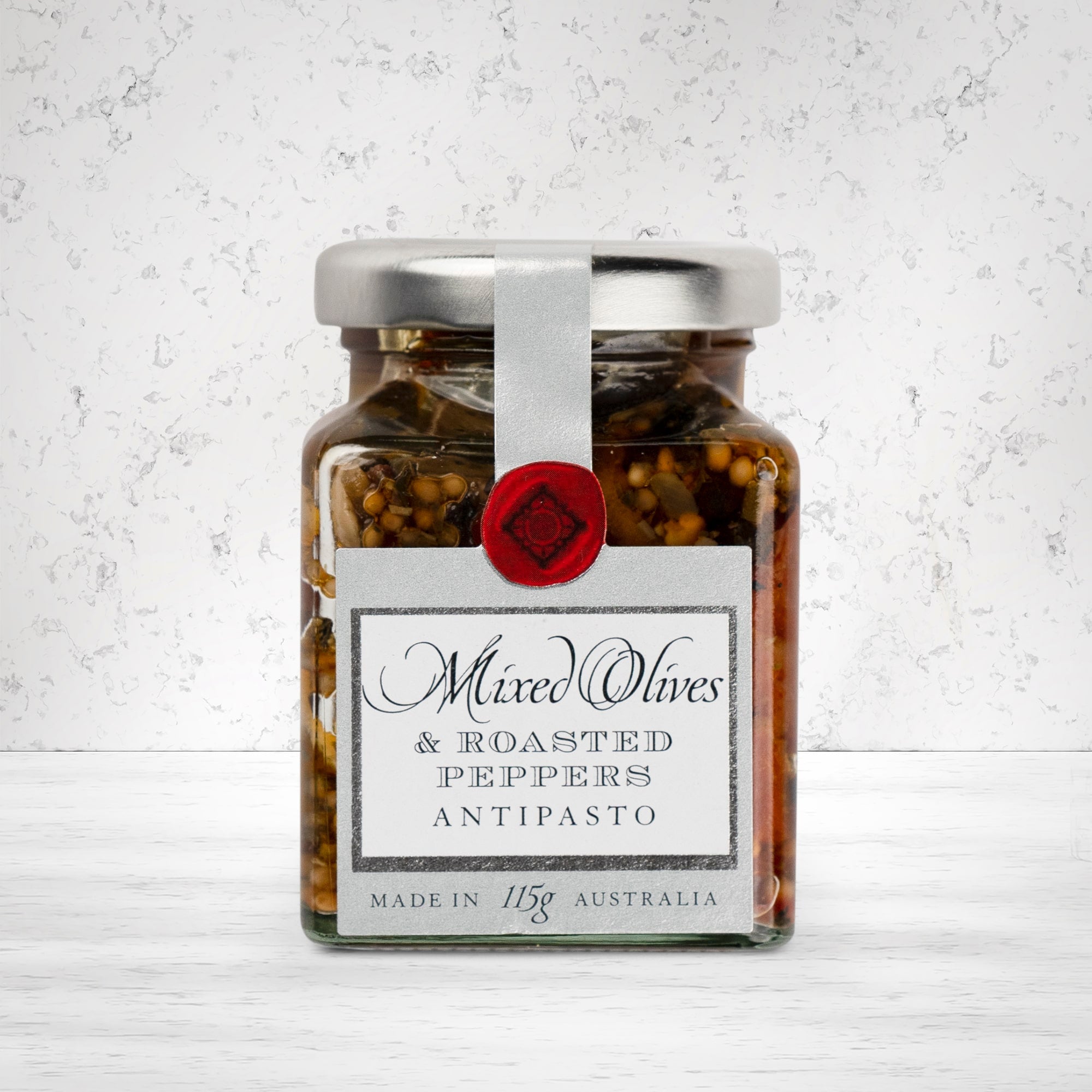 Ogilvie and Co Mixed Olives and Roasted Peppers 115 grams