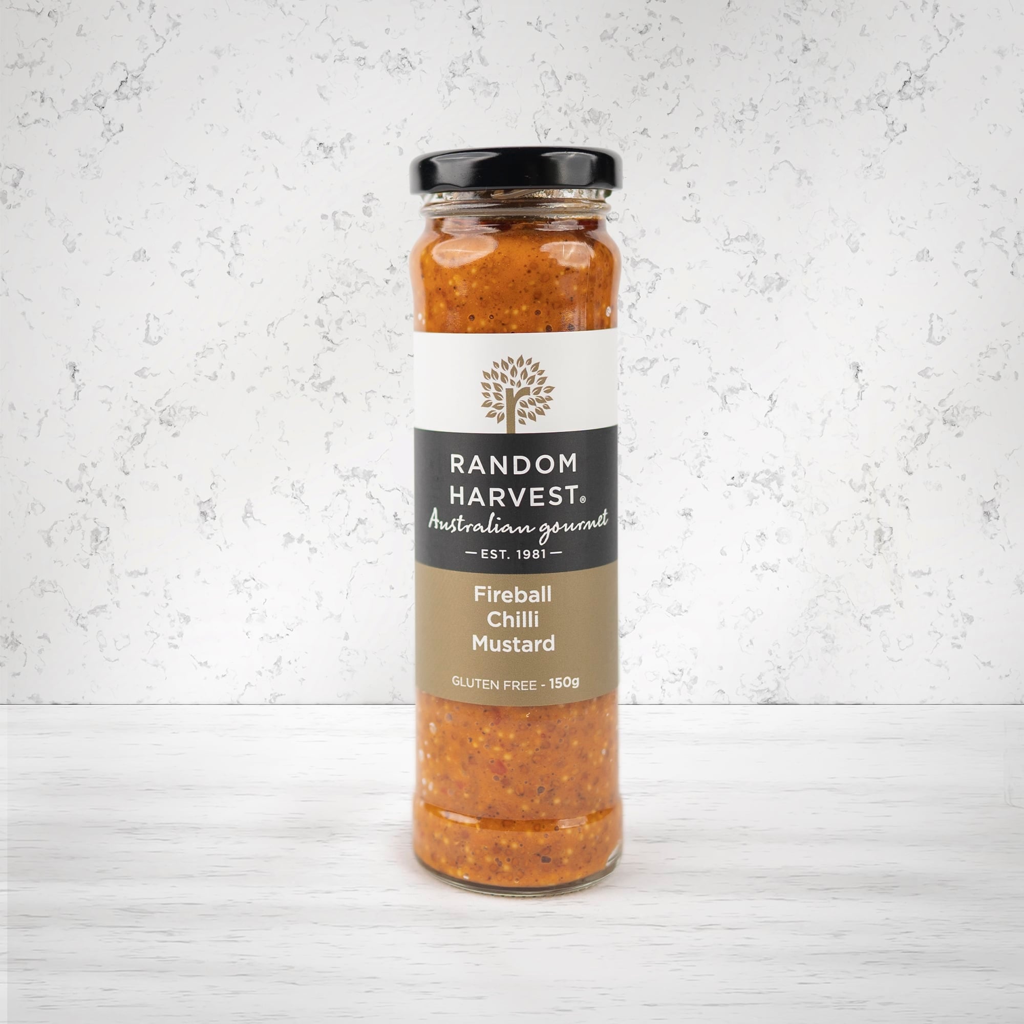 Random Harvest Fireball Chilli Mustard 150 grams