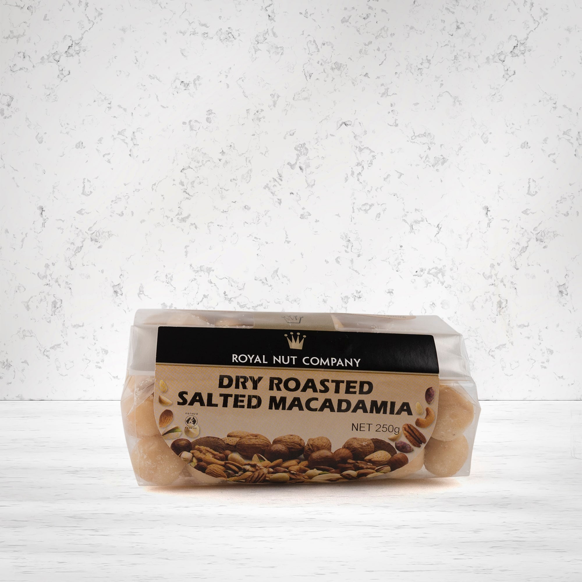 Royal Nut Company Dry Roasted Salted Macadamia 250 grams